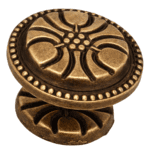 Tirador pomo francés barroco para muebles